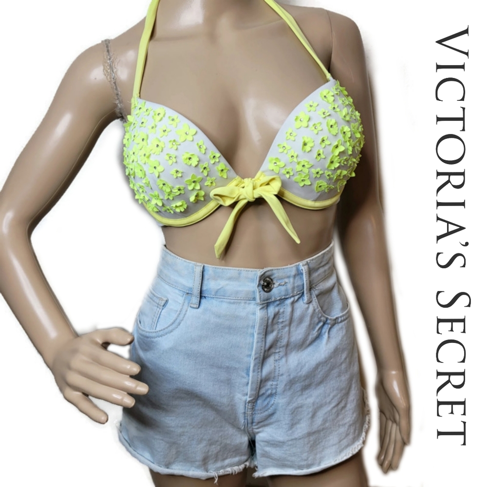 Victorias secret 34D pushup padded bikini top